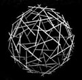 Pentakis Icosahedron Tensegrity 